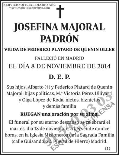 Josefina Majoral Padrón